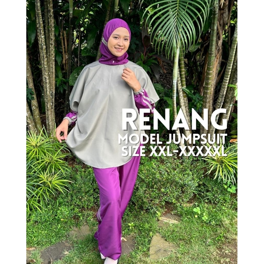 Pakaian Renang Jumbo/ Baju Renang Wanita/  Baju Renang Muslimah Big Size/ Baju Renang Hijab