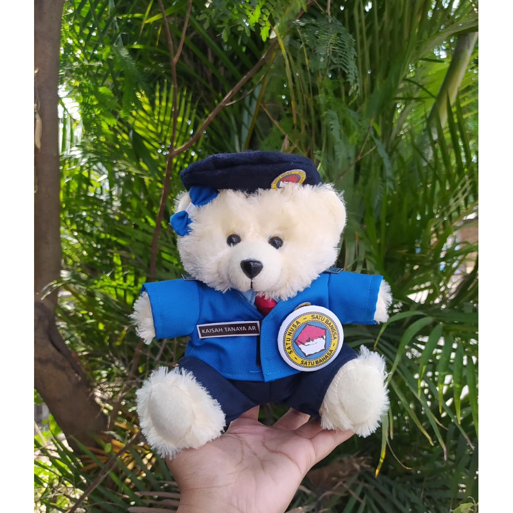 Boneka SMA Taruna Nusantara Akane Bear 18cm