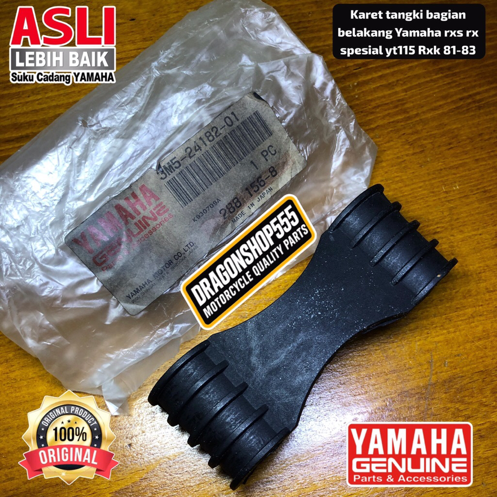 KARET DAMPER DUDUKAN TANGKI TENGKI BELAKANG YAMAHA RXS RXK YT115 ORIGINAL NOS JAPAN 3M5-24182-01