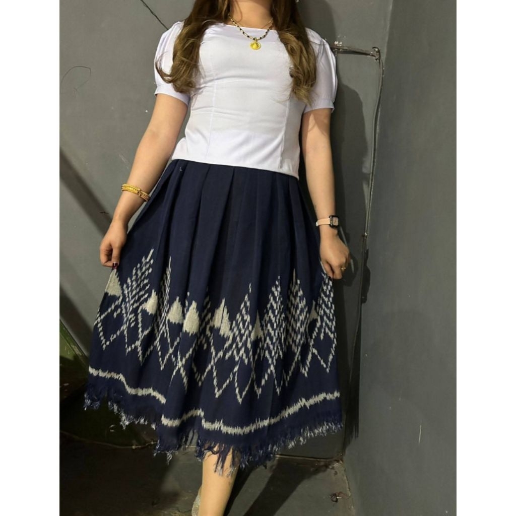 BAJU SETELAN ROK PAYUNG ( TENUN JEPARA )