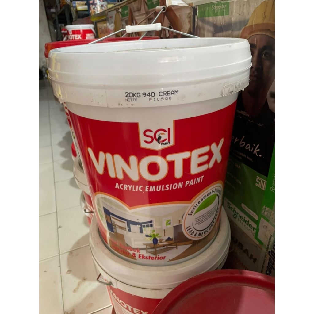 cat tembok merek Vinotex 20kg