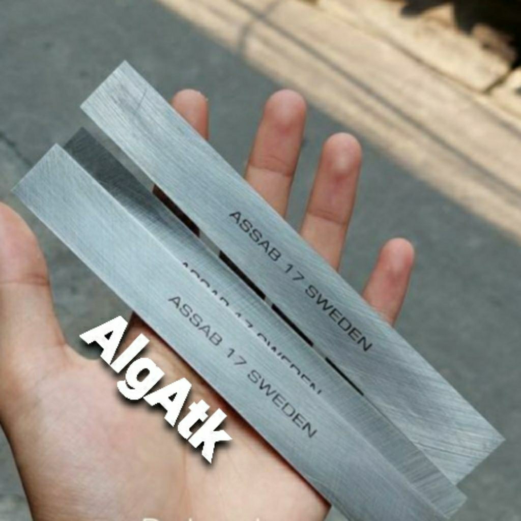 besi bubut HSS ukuran 5x20x160mm Assab mata pahat bubut