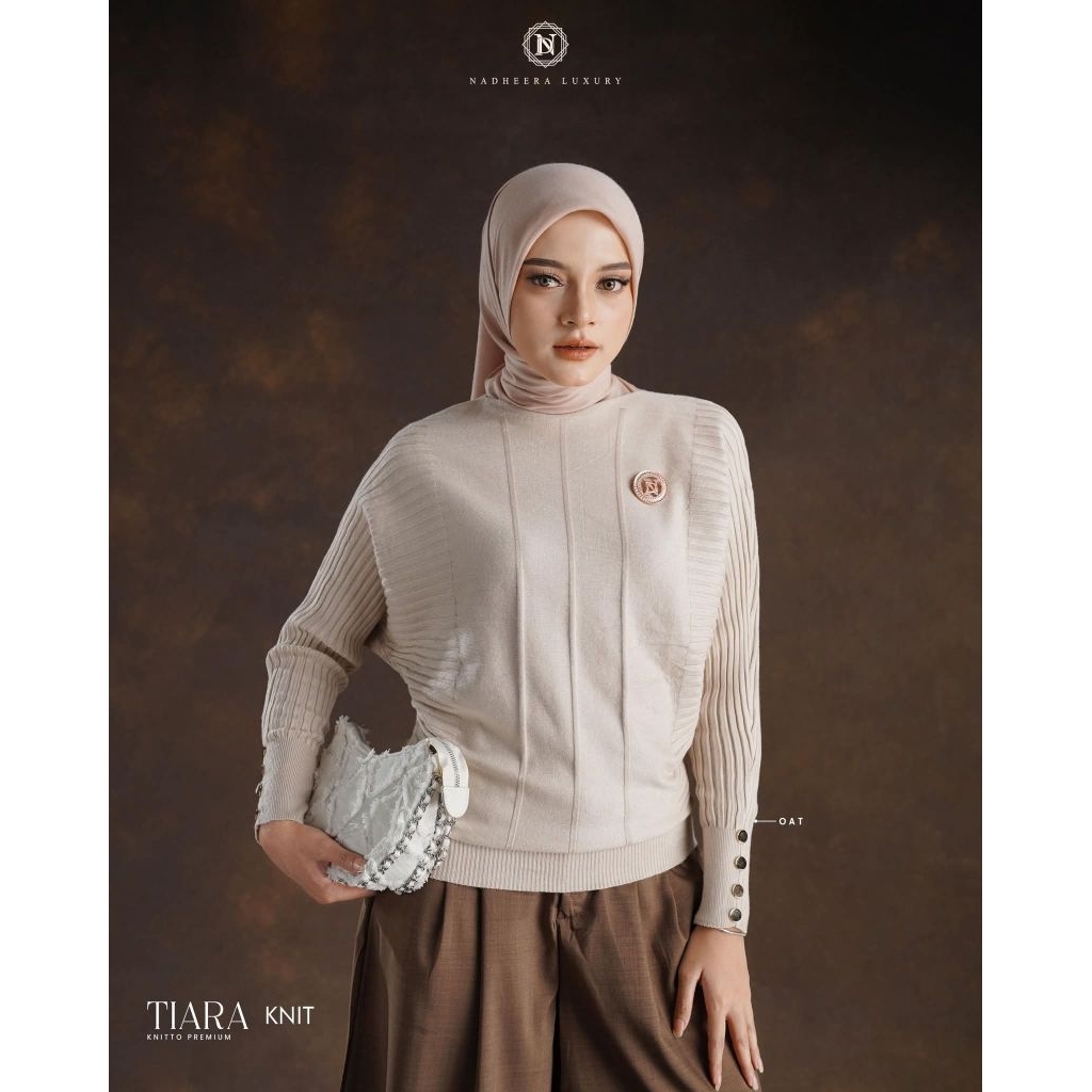 ATASAN KNIT TIARA BY NADHEERA LUXURY