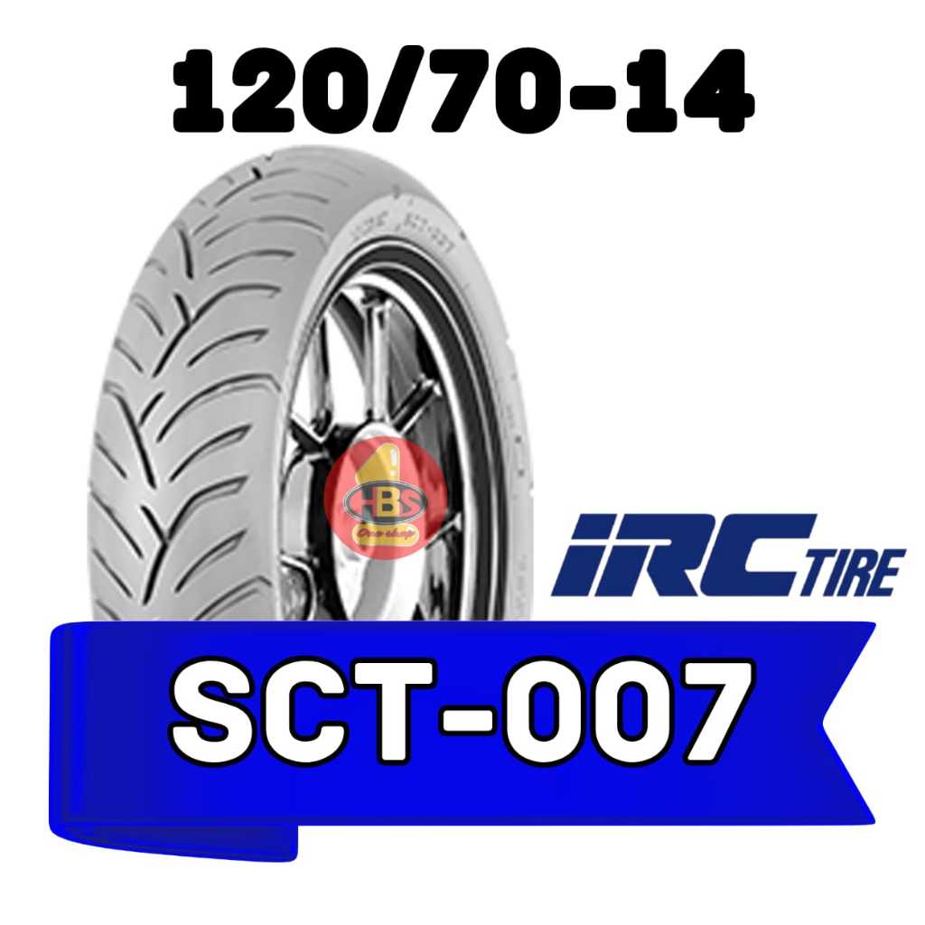 Ban Motor Ring 14 [ 120/70 ] SCT007 Ban IRC 120/70-14 Tubeless