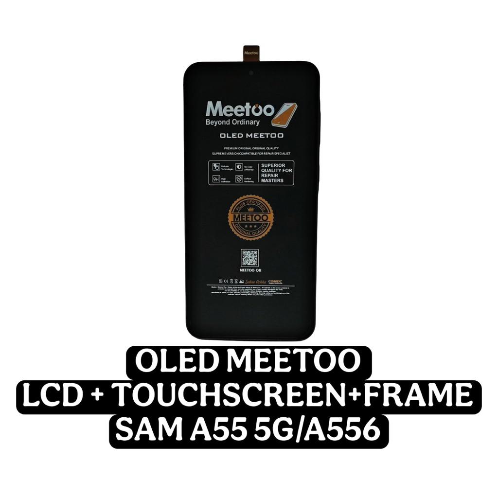 OLED LCD + TOUCHSCREEN  + FRAME COMPATIBLE FOR SAMSUNG A566 / SAMSUNG A56 5G FINGERPRINT