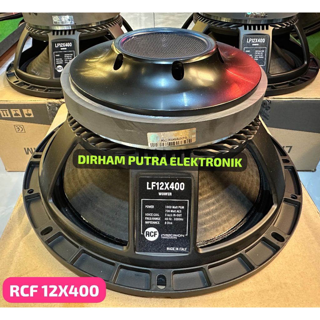 Speaker Komponen RCF 12X400 Low Mid