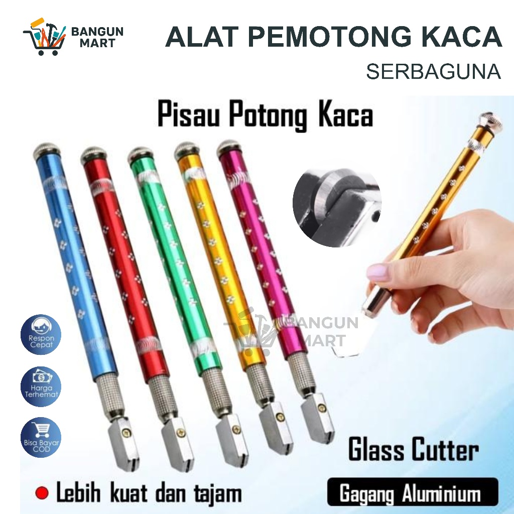 Alat Pemotong Kaca dan Keramik /Pisau Potong Kaca dan Keramik oil cutter cut + pipet / piso Alat Pem