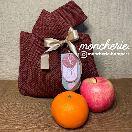 Paket Hampers Tas Mika Canvas Hampers Tingjing Sangjit Isi 4/6/8 Kue Manisan