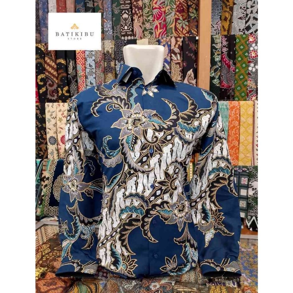 TERBARU Kemeja Batik Pria Dewasa Alisan Slim Fit MIX