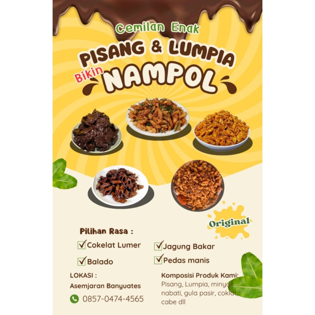 LUMPIA PISANG COKLAT LUMER