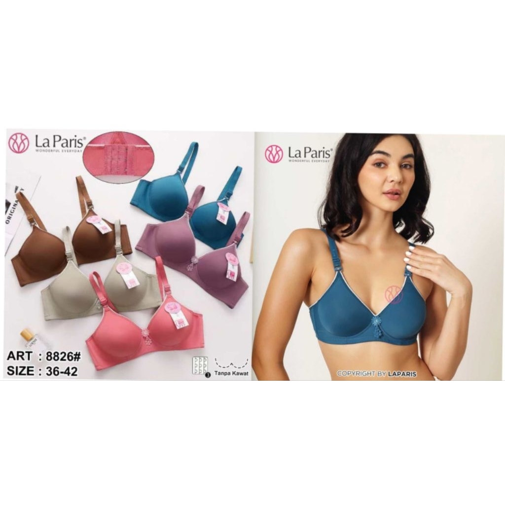 Bra/BH wanita merk LA PARIS 8826 36-42 murah