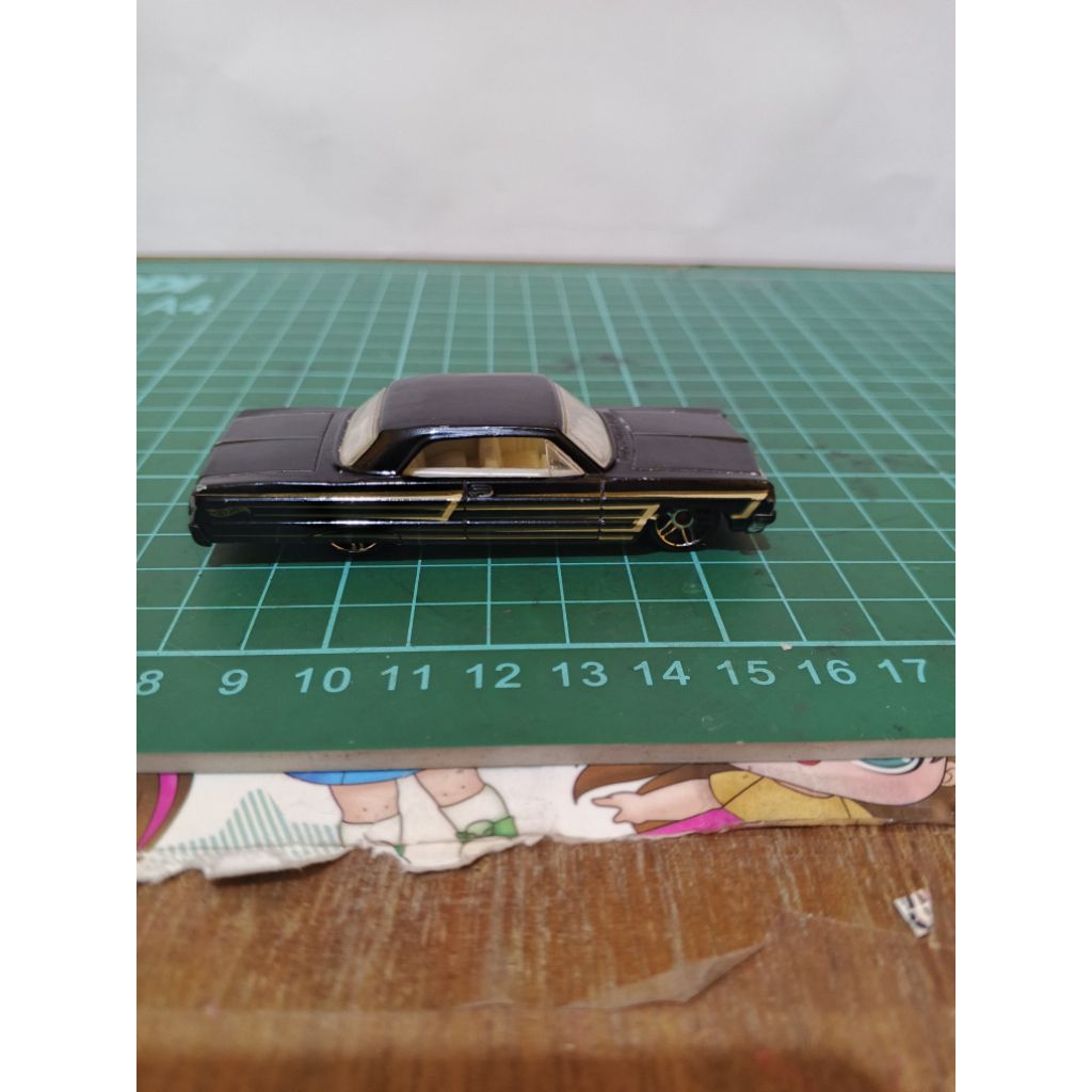 diecast hotwheels 1964 chevy impala black 2016