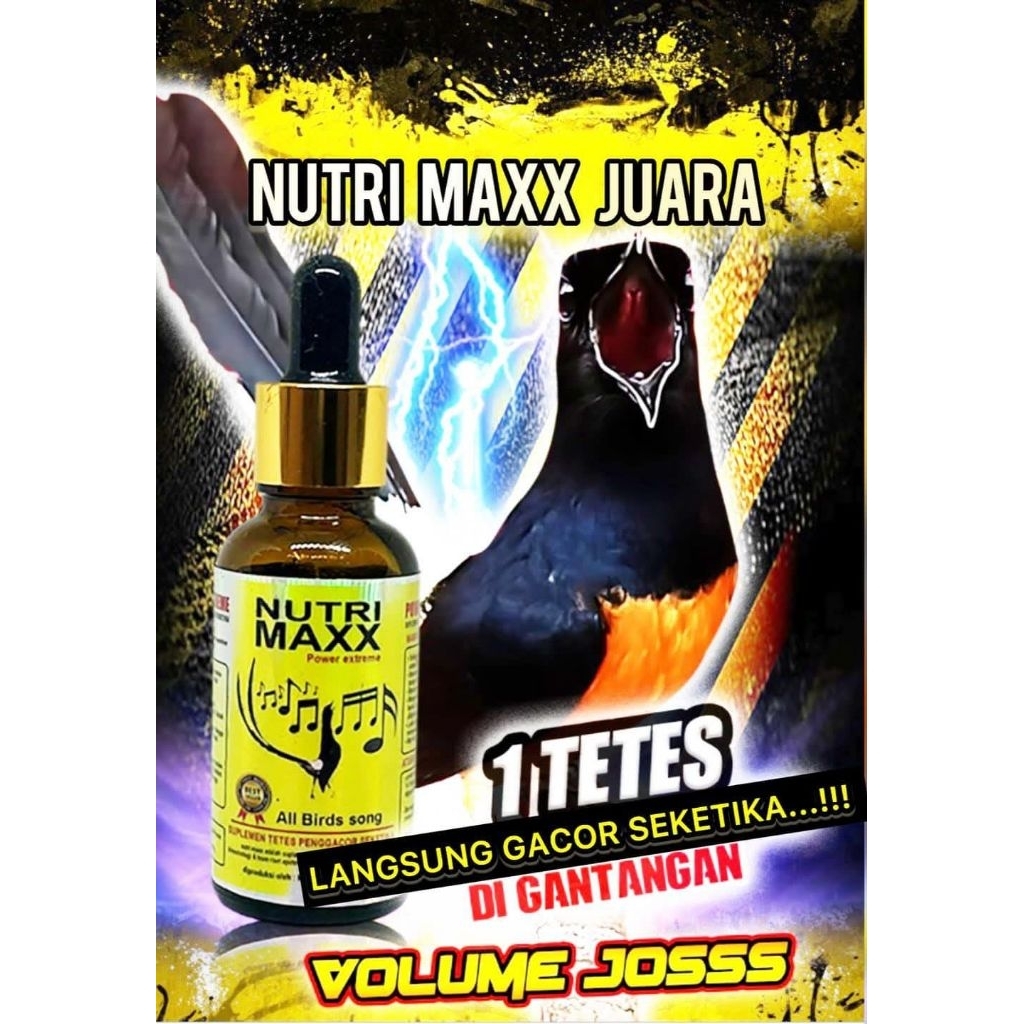 NUTRIMAXX POWER EXTREME untuk semua jenis burung berkicau