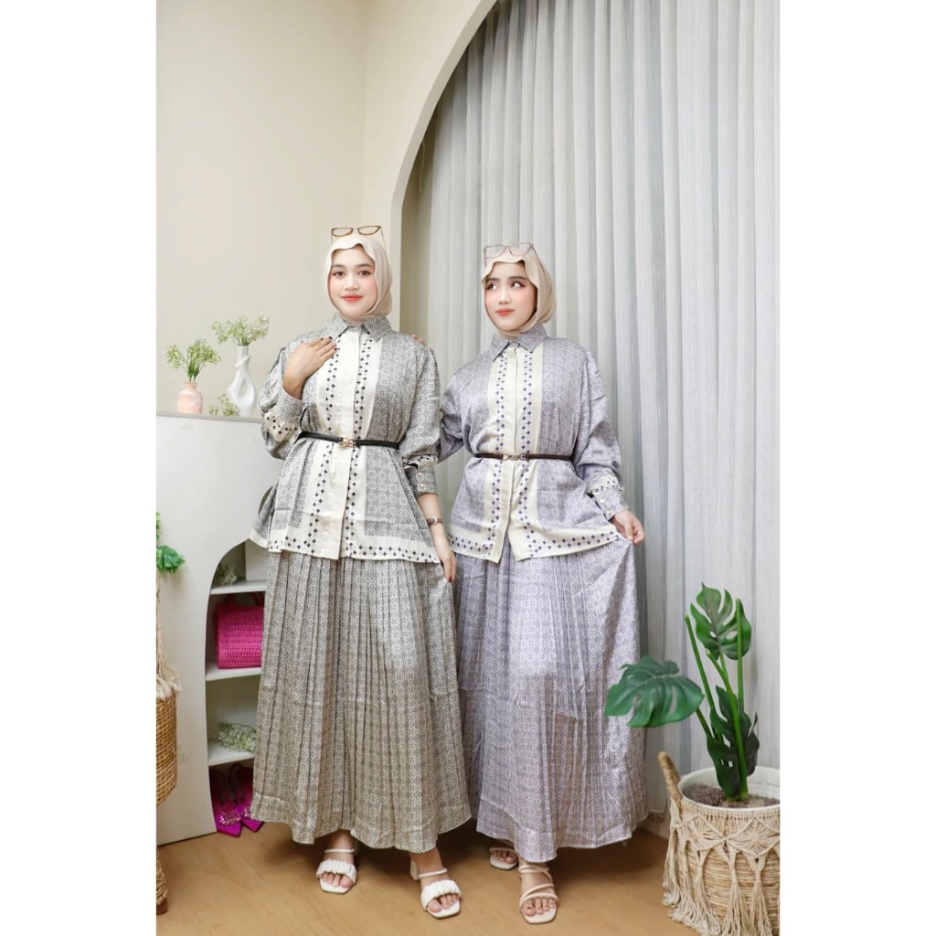 MADAMEMALLA Zaskia Sungkar PO 821 Setelan Rok Sultan Fashion Muslim