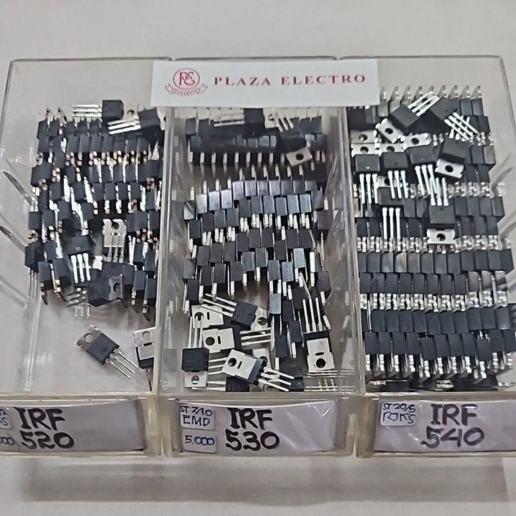 IC TRANSISTOR IRF 520 / 530 / 540 N IOR ASLI ORIGINAL IRF520 IRF530 IRF540