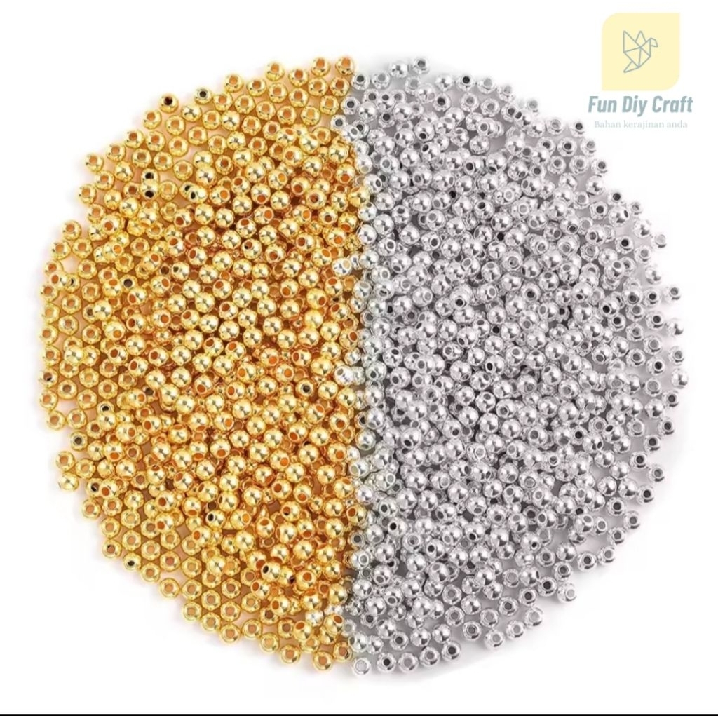 Manik Lada Spacer 3mm - 4mm - 5mm - Manik manik