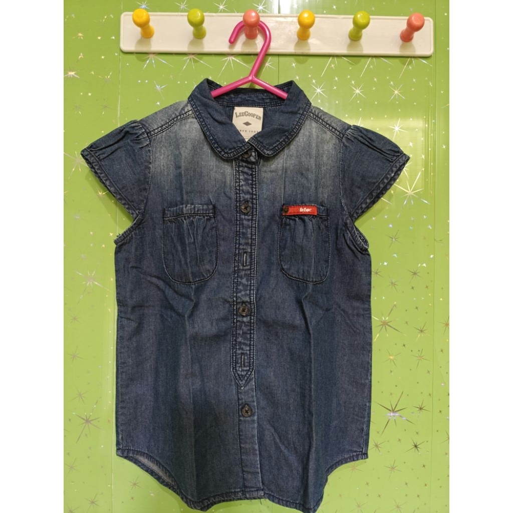 Kemeja Jeans Anak Perempuan Lee Cooper