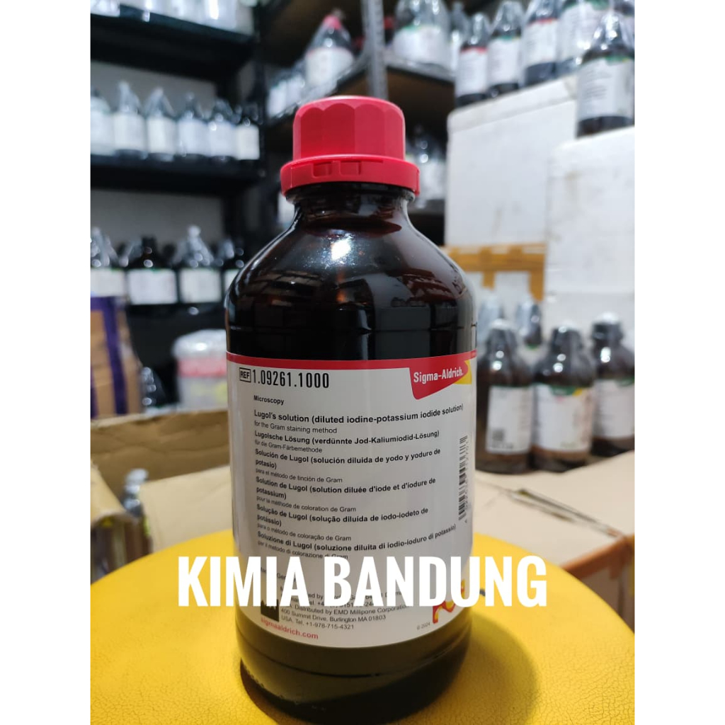 Lugol's solution (diluted iodine-potassium iodide solution) / SIGMA ALDRICH / LARUTAN LUGOL MERCK 10