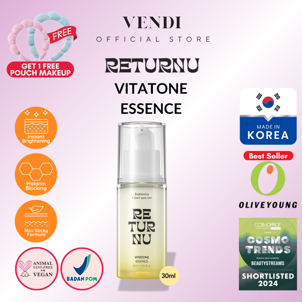 RETURNU Korea Vitatone Brightening Essence Serum Korea Korean Skincare 30ml