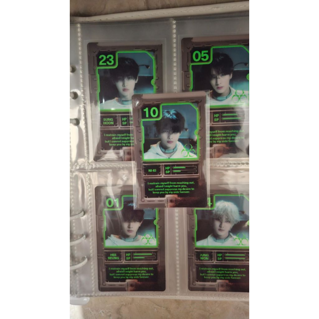 Photocard Enhypen Sunghoon Jungwon Jake Heeseung Ni-Ki Enver id card