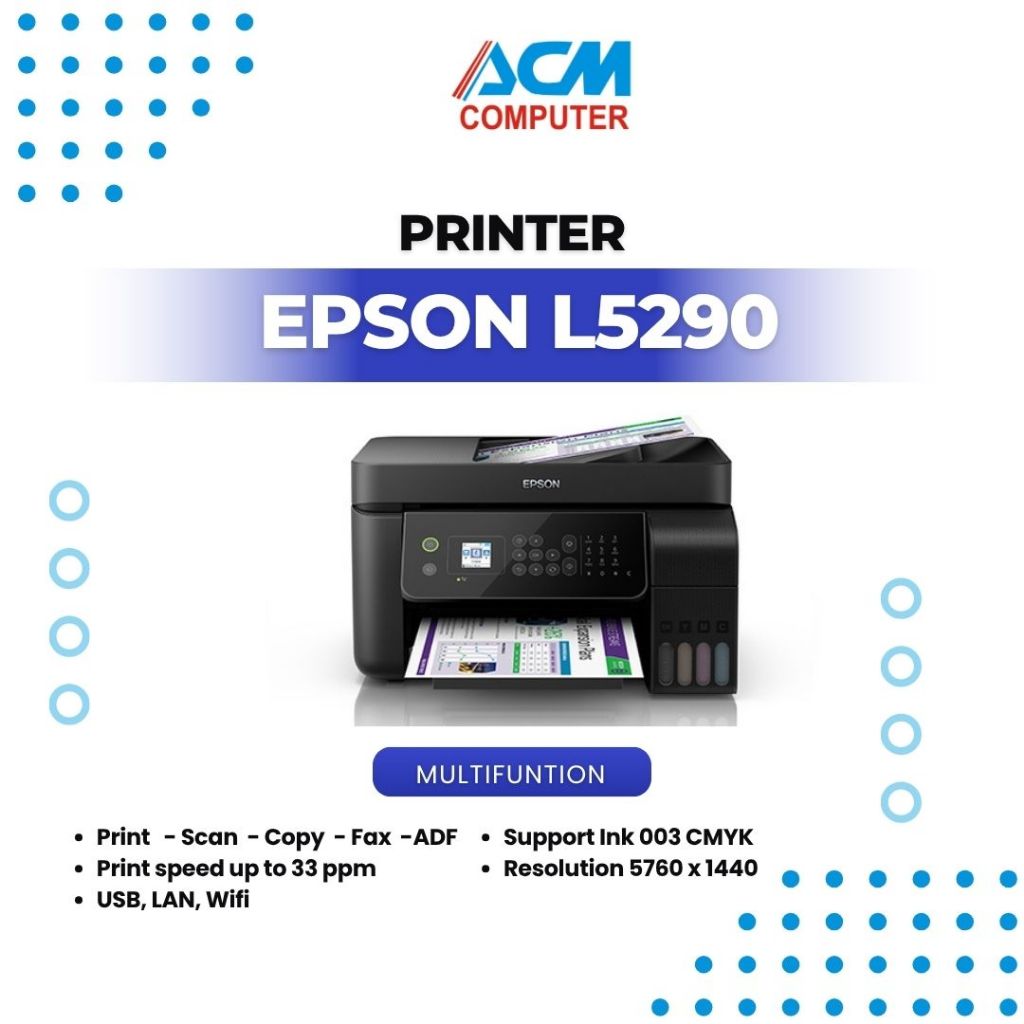 PRINTER EPSON L5290 PRINTER WIFI MURAH PRINTER EPSON MULTIFUNTION