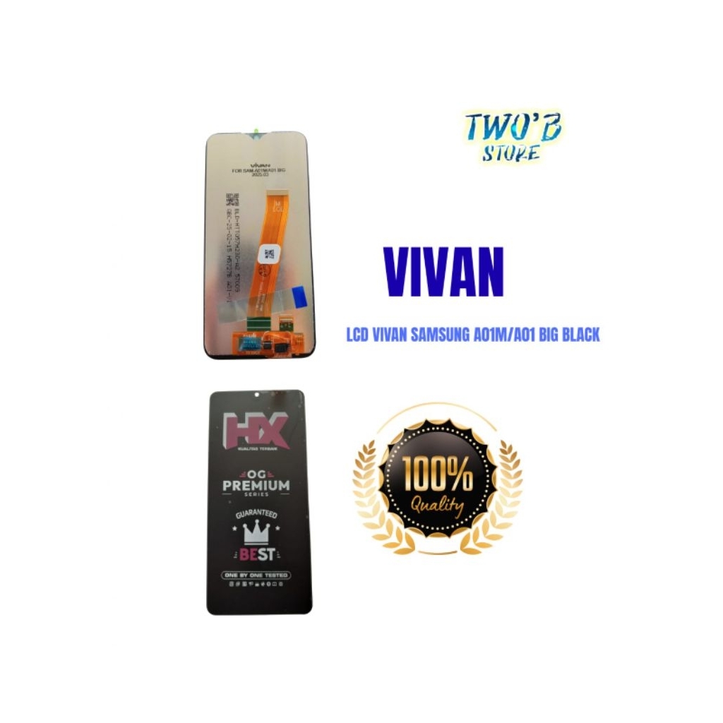 LCD VIVAN SAMSUNG A01M/A01 BIG BLACK