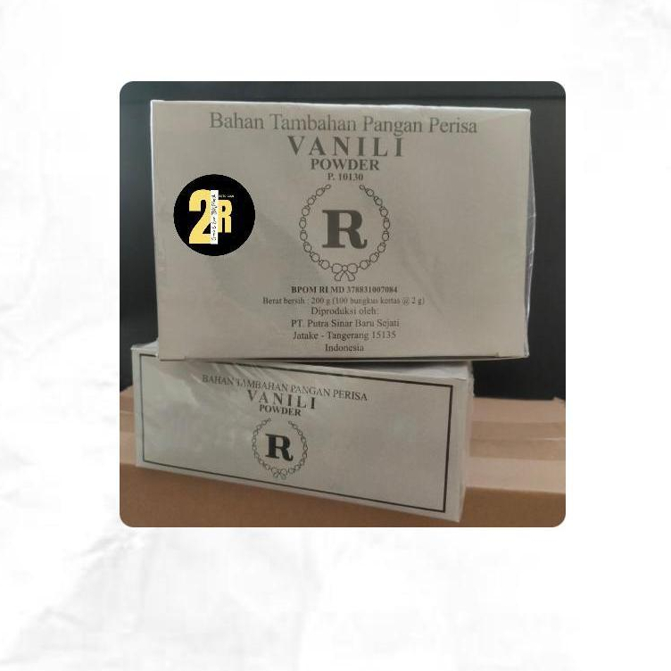 vanili R vanili bubuk vanili saset 100pcs