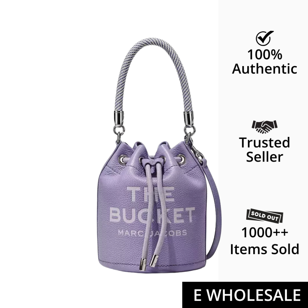 Marc Jacobs The Leather Bucket Bag Day Break Purple