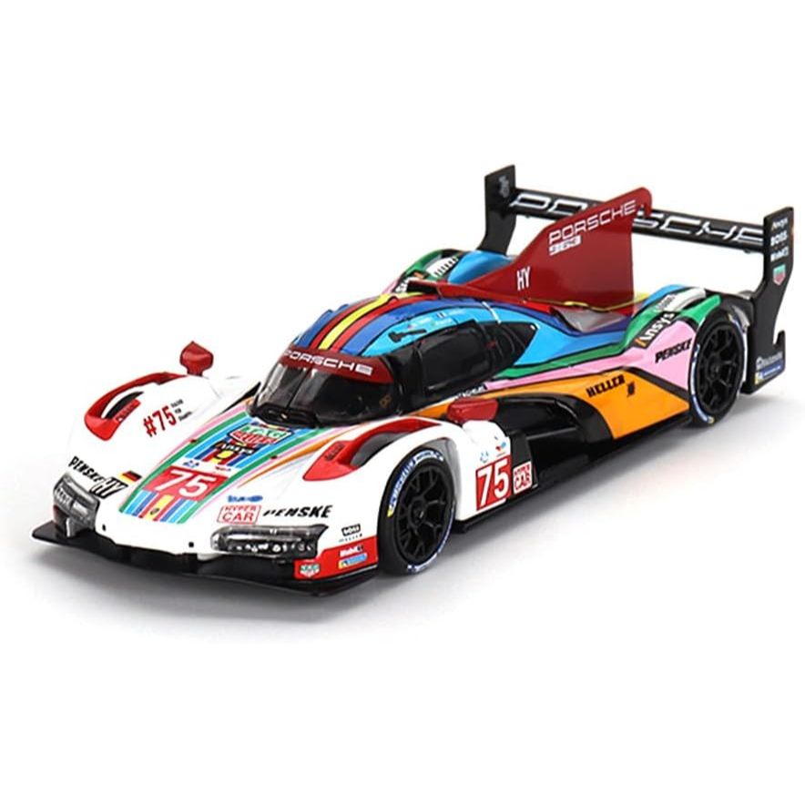 MOBIL MODEL DIECAST KOMPATIBEL DENGAN MINI GT 1:64 PORSCHE 963#75 PORSCHE PENSKE MOTORSPORT 2023 24