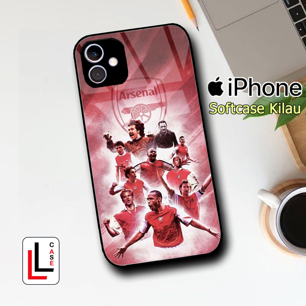 {LL0181} Softcase Glossy Iphone 11 12 13 14 15 Pro Max Mini X XR 6 7 8 Case IP Premium Kilau Mirror 