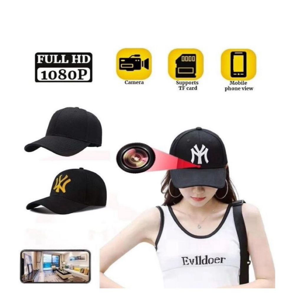Hat Camera Wifi - Topi Kamera Tersembunyi