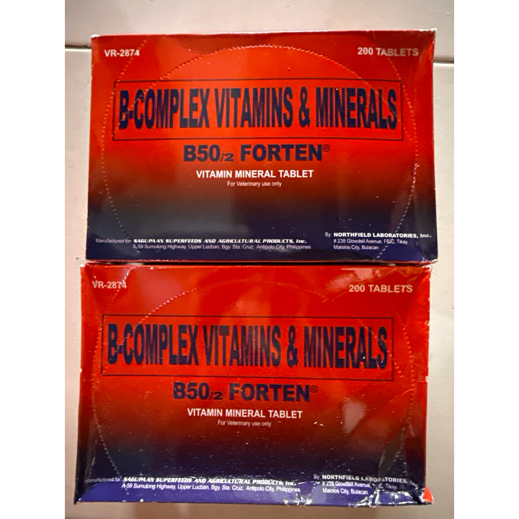 B50 1 BOX 200 Tablet vitamin obat ayam