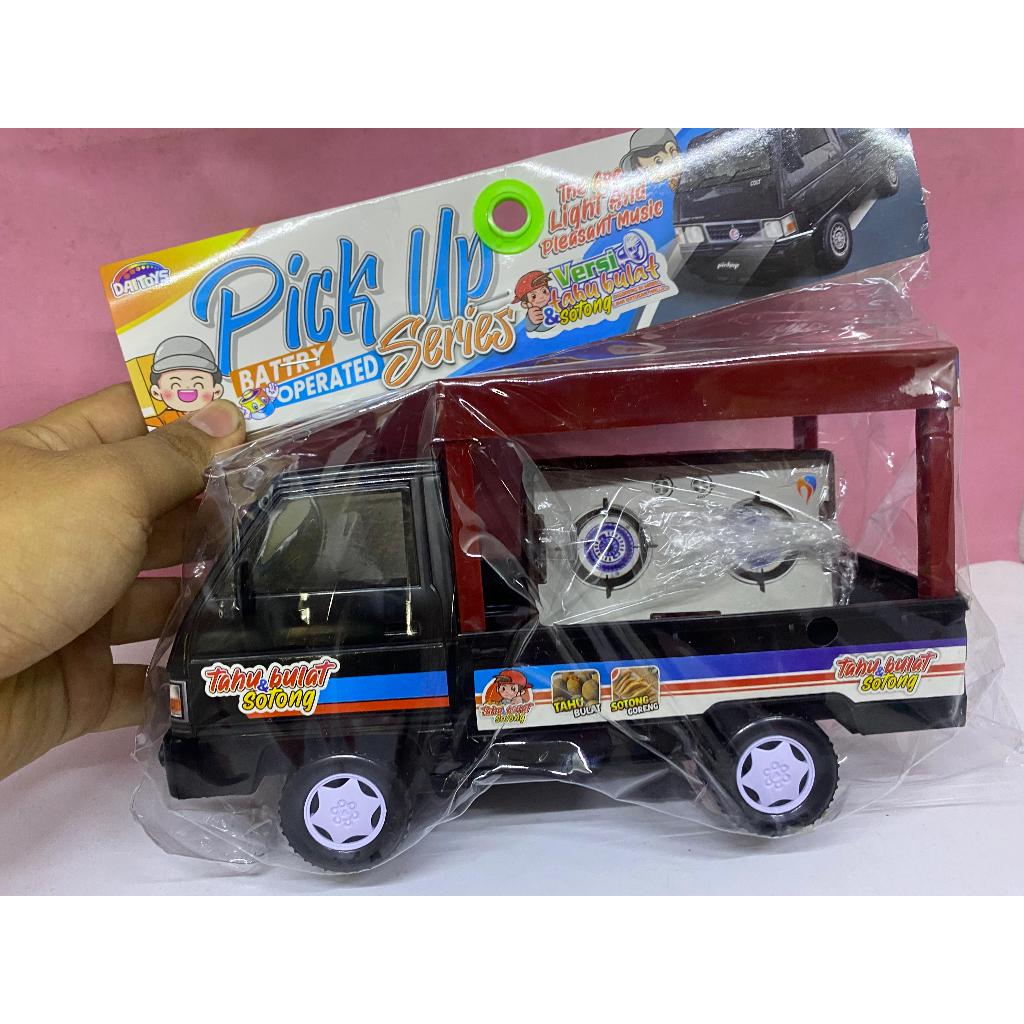 Mainan mobil pick up tahu bulat dan sotong L300 murah meriah DT50