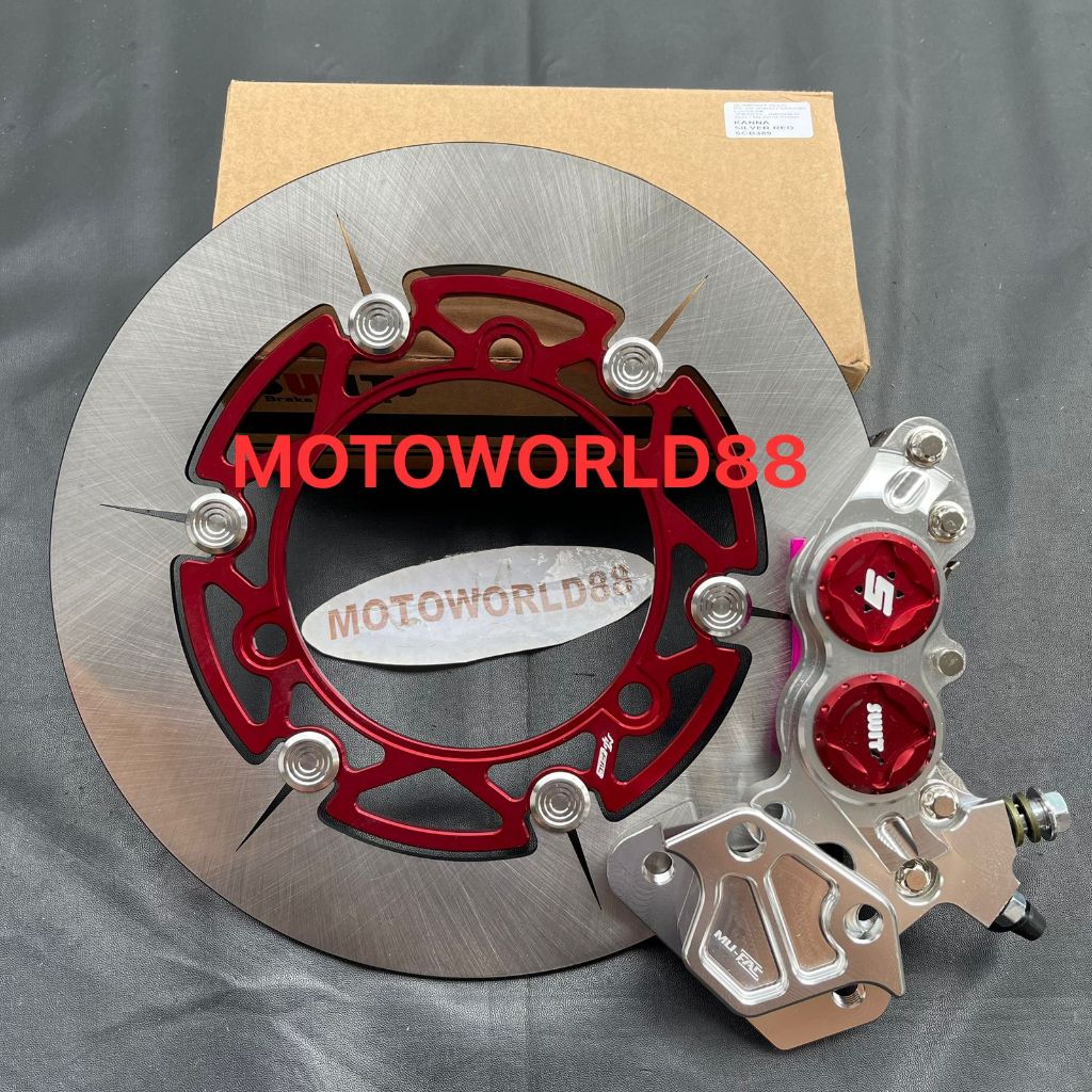 KALIPER SWITS BIG POT + PIRINGAN DISC CAKRAM NMAX DIAMETER 260MM + BREKET 260MM 1PAKET NMAX OLD / NM