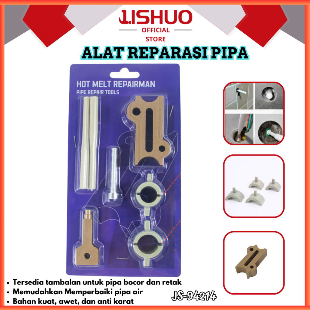 Hot Melt Pipe Repair Tools Set – Alat Perbaikan Pipa PPR/PP/PE Bocor JS-94214