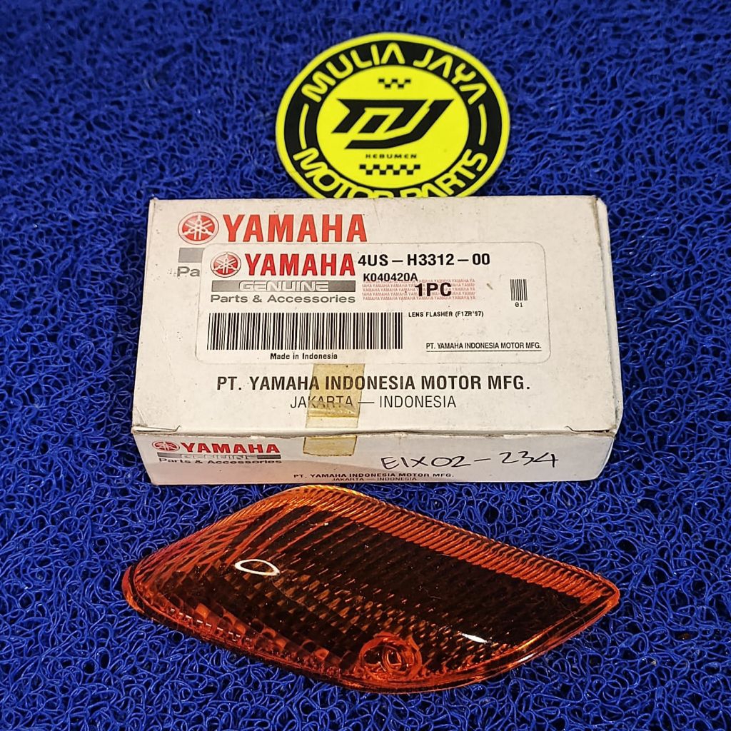 MIKA SEN SEIN DEPAN KIRI OREN ATAU LENS FLASHER (F1ZR 96) YAMAHA FIZR F1ZR ORIGINAL YGP 4US-H3312-00