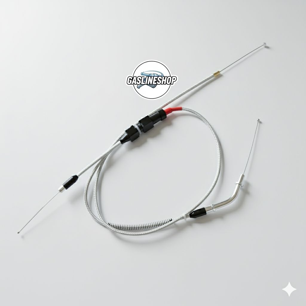 KABEL GAS KARBON RX King CABANG 2 KABEL UNTUK GAS SPONTAN
