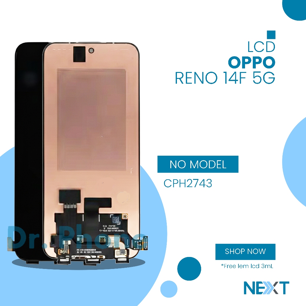 LCD Oppo Reno 14F 5G / CPH2743 - Fingerprint Fullset Touchscreen