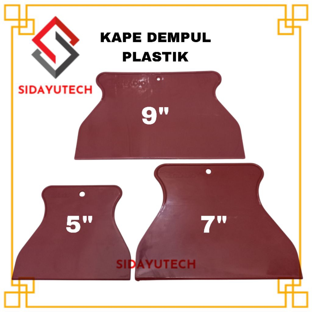 Kape Dempul Kape PVC Kape Plastik