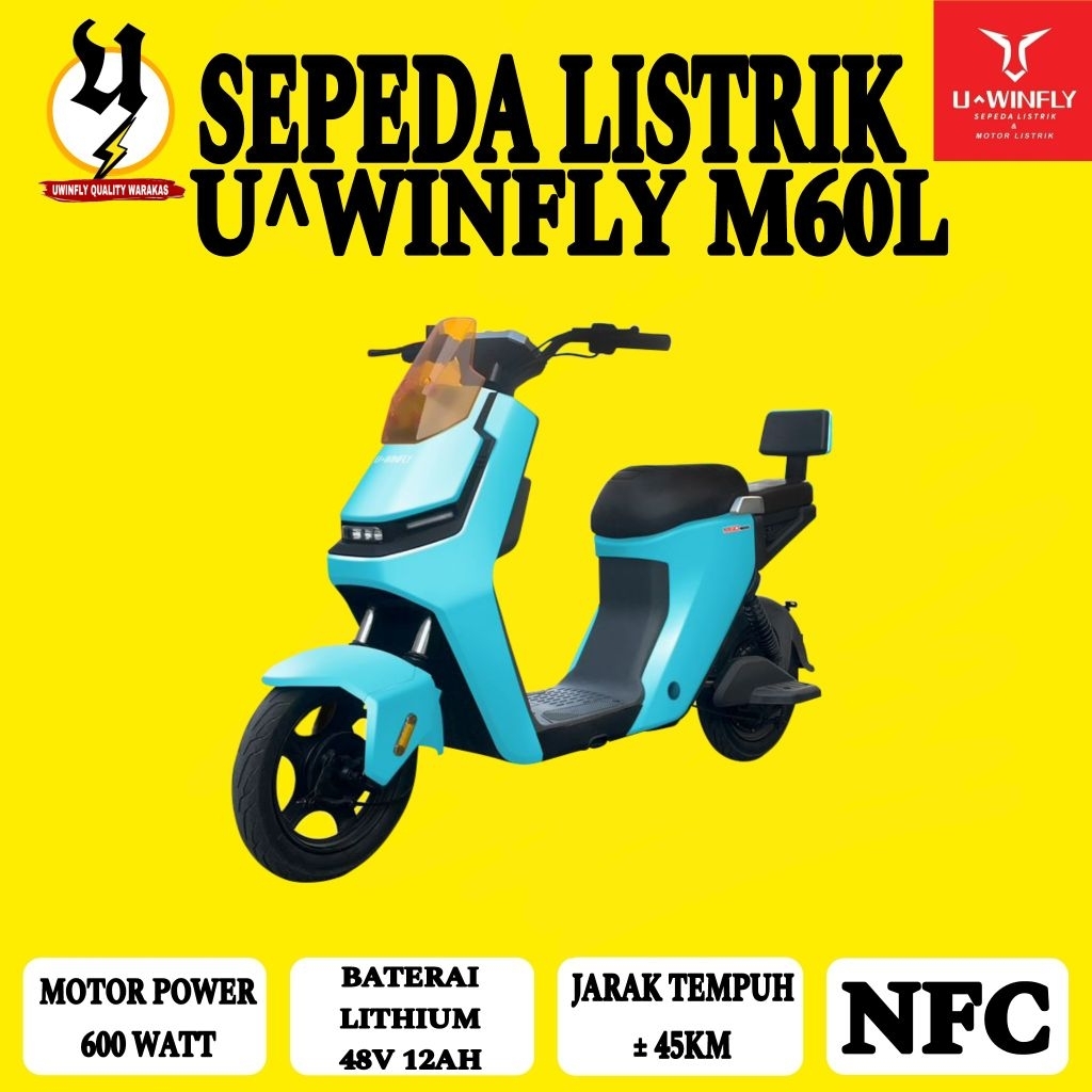 SEPEDA LISTRIK UWINFLY M60L