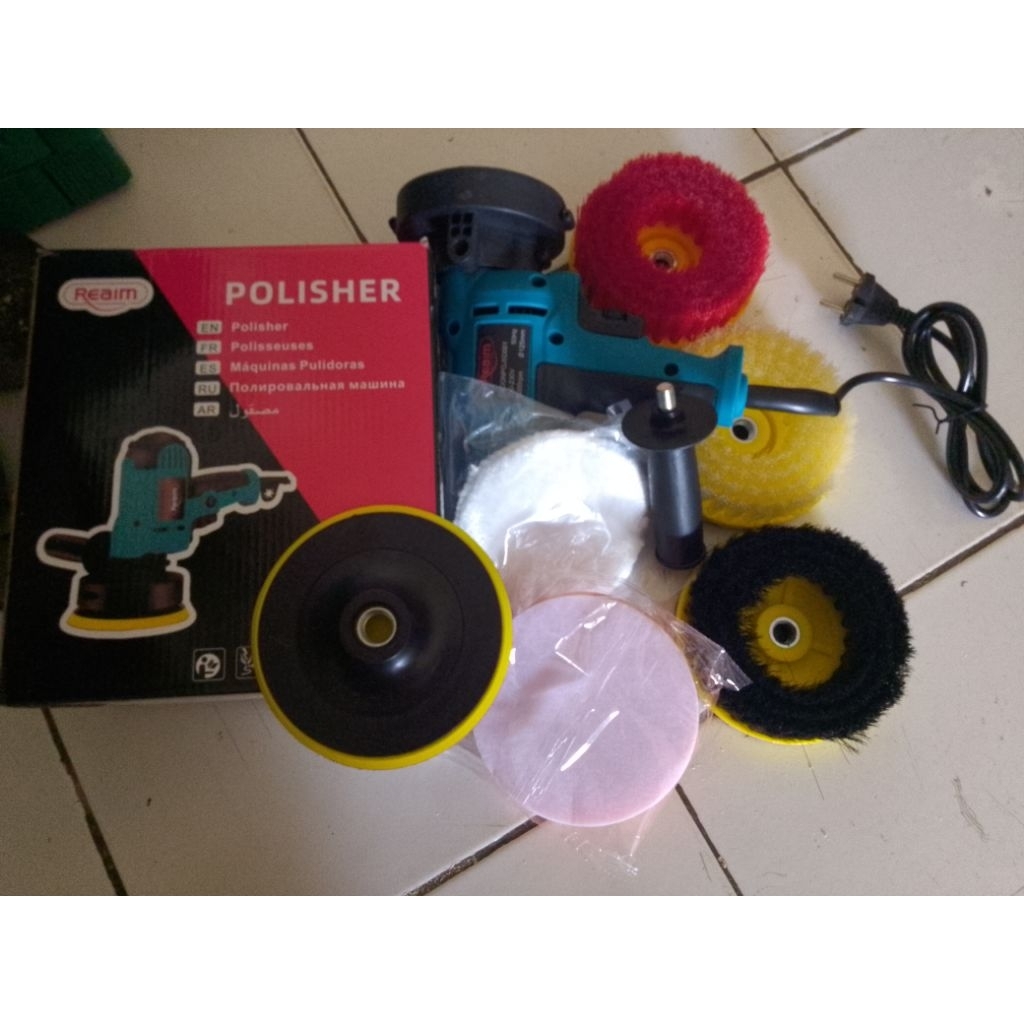 REAIM, MESIN PAKET CUCI SOFA CUCI SPRINGBED, POLES MOBIL, DLLL. DI LENKAPAI 3SIKAT 5IN