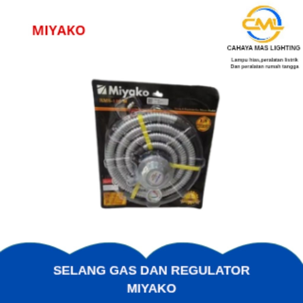 selang gas dan regulator winn gas miyako gastec