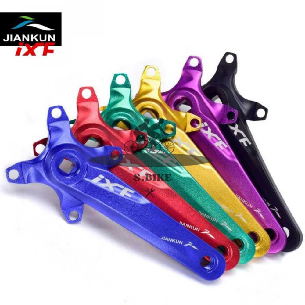 [ S.BIKE ] Crank Arm IXF Jiankun BB Kotak Crank Arm BCD 104 MTB BMX Set Alloy