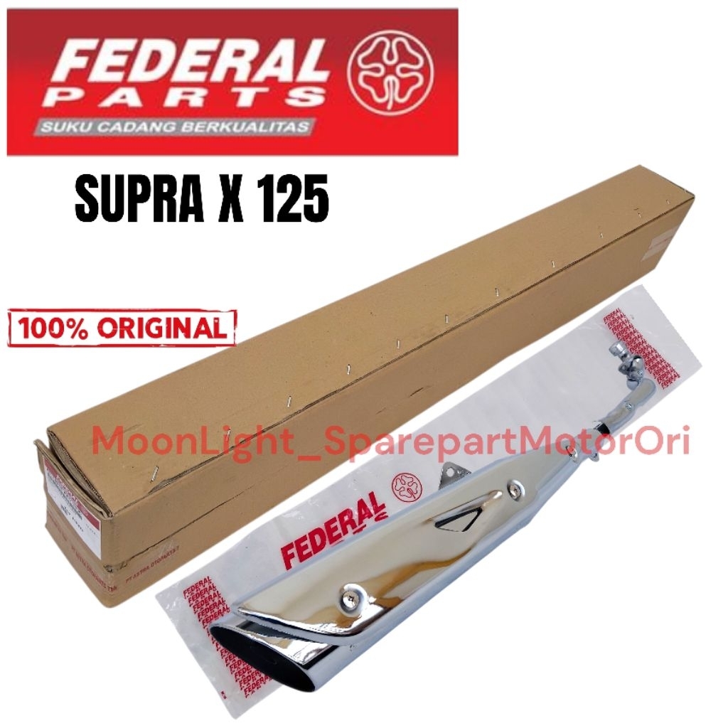 KNALPOT KTM SUPRA X 125 OLD ORI ORIGINAL ASLI FEDERAL FP-18300-KTM-2110