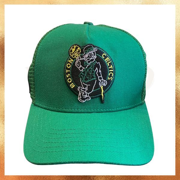 Topi Pro Standart NBA Boston Celtics Trucker Hat Original