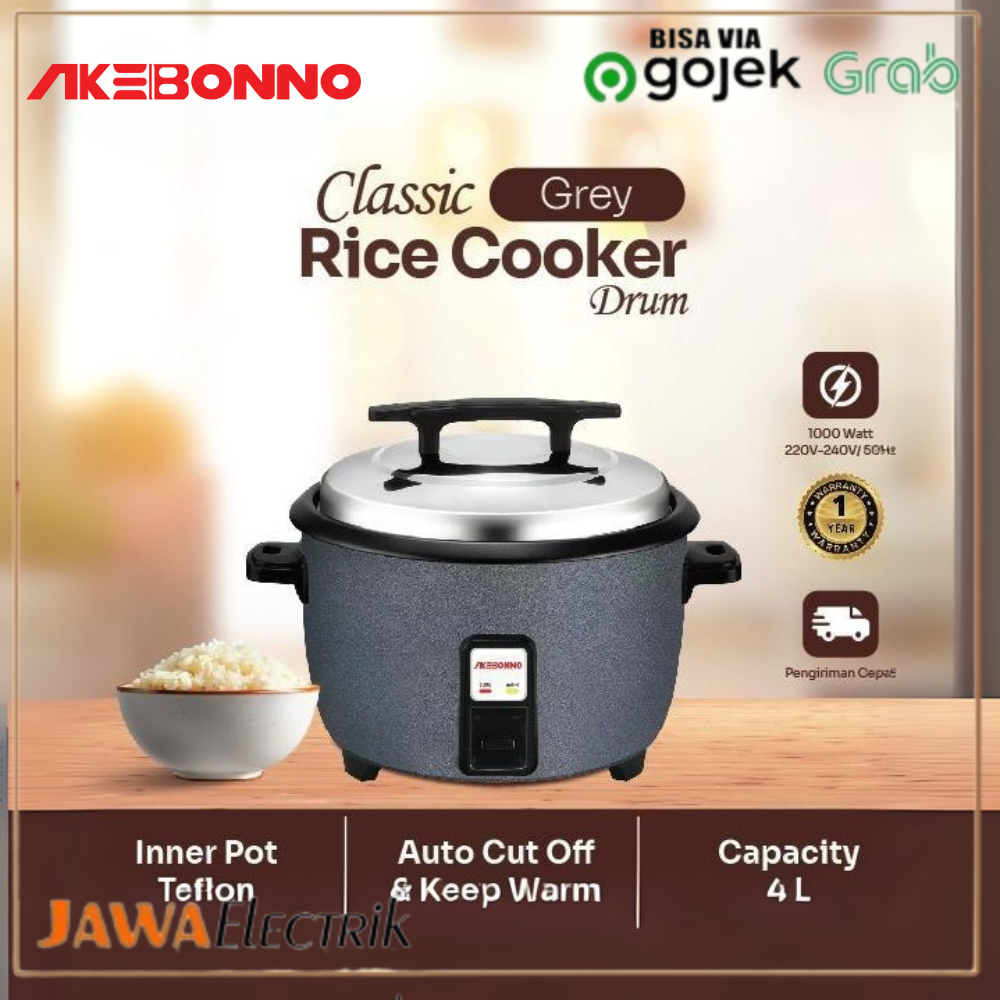Rice Cooker Akebonno 4 Liter - 2000w | Penanak Nasi Listrik Jumbo