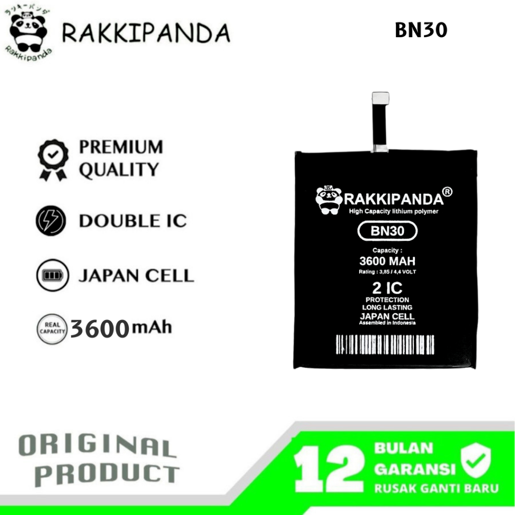 RakkiPanda - BN30 Redmi 4A Batre Batrai Baterai