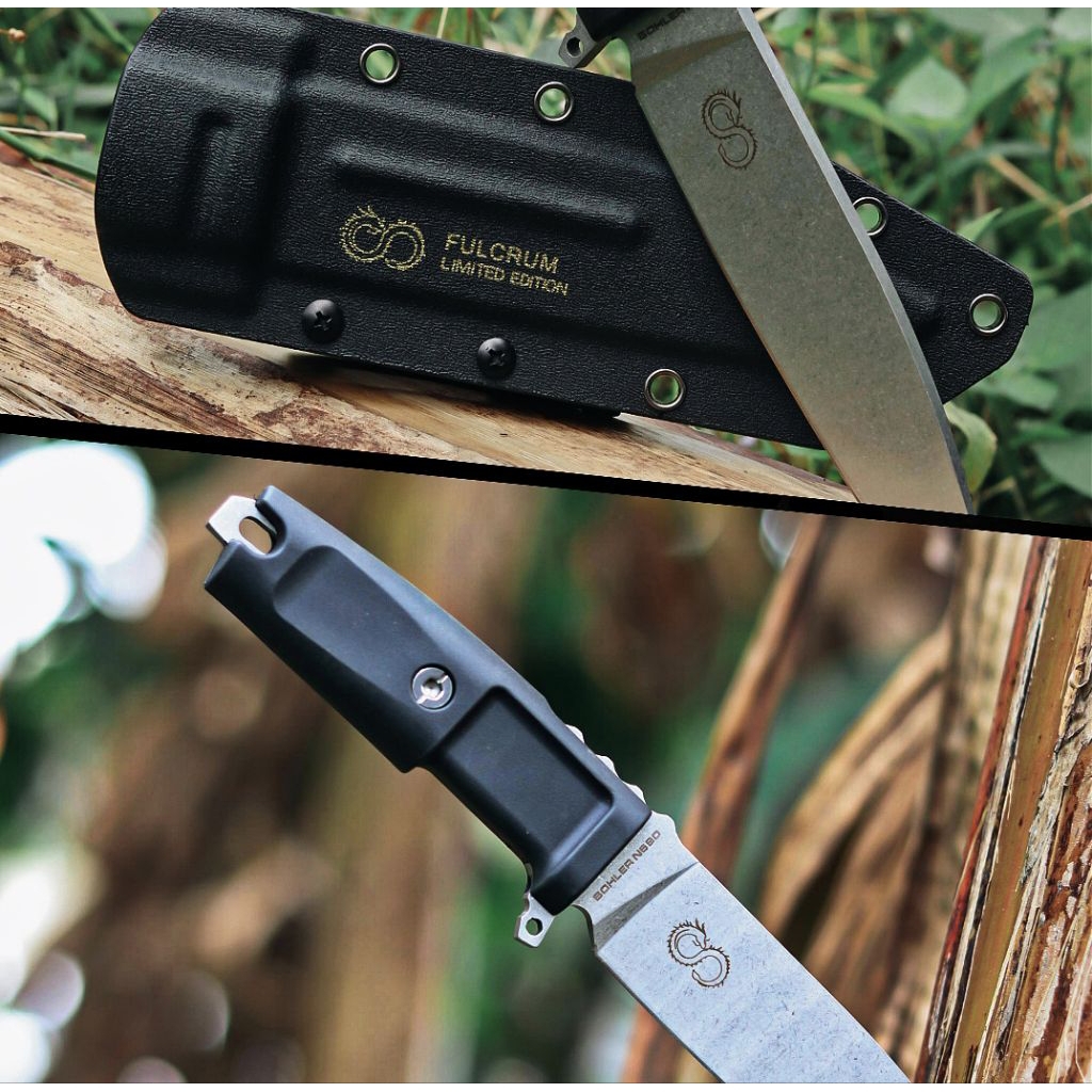 Pisau camping survival fulcrum baja bohler