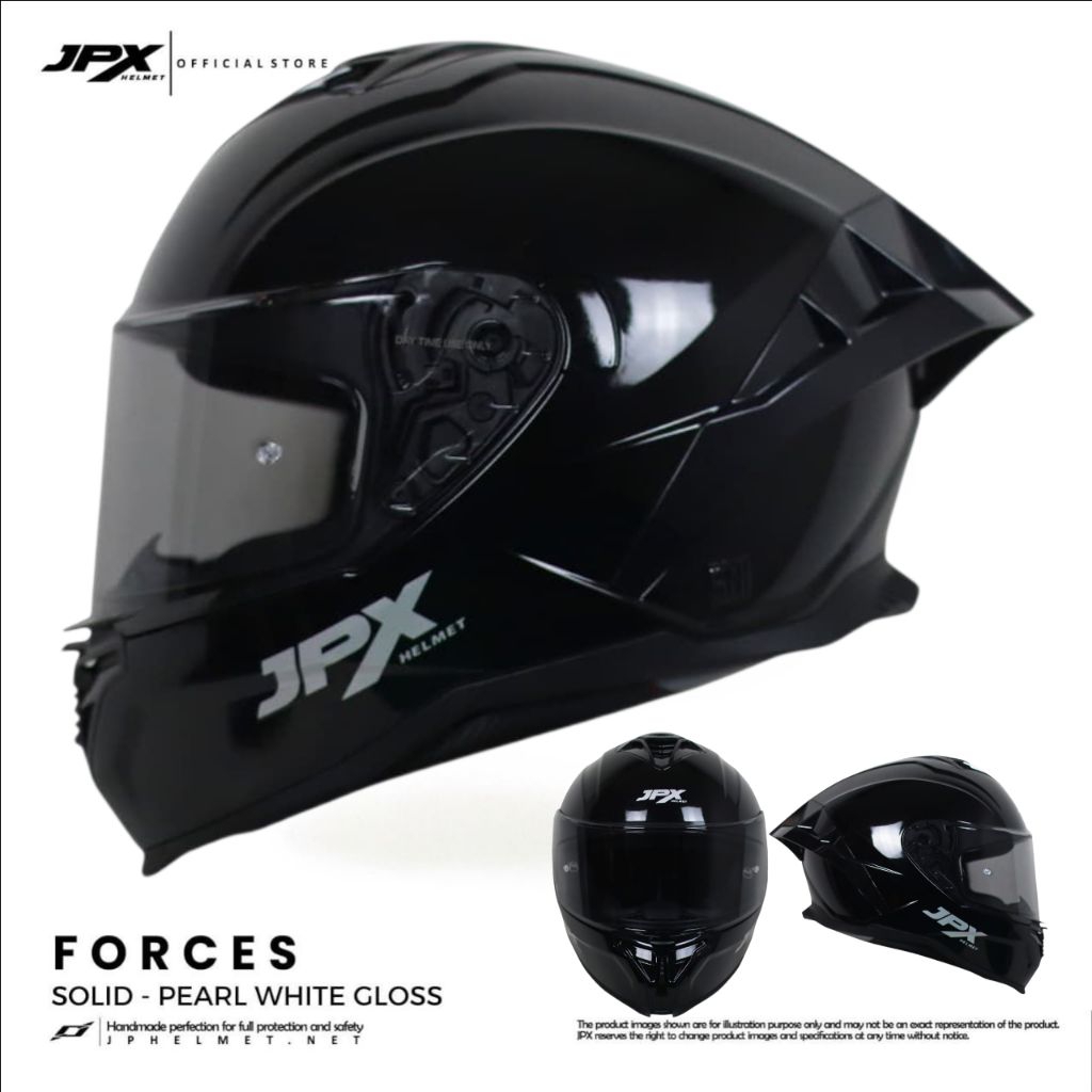 Helm full face JPX FORCES X867 solid terbaru original jpx