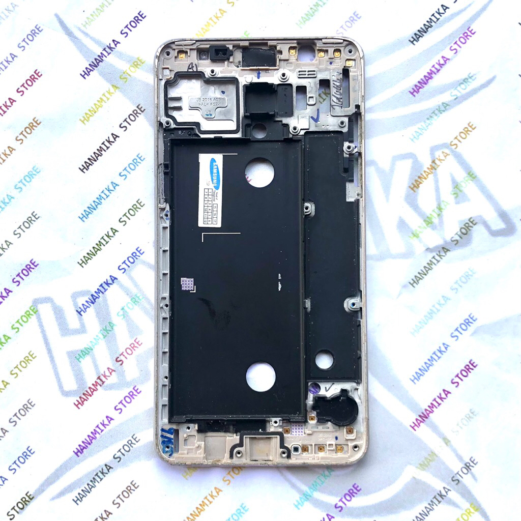 frame / tatakan lcd / tulang tengah samsung galaxy J5 2016 / J510 ori copotan